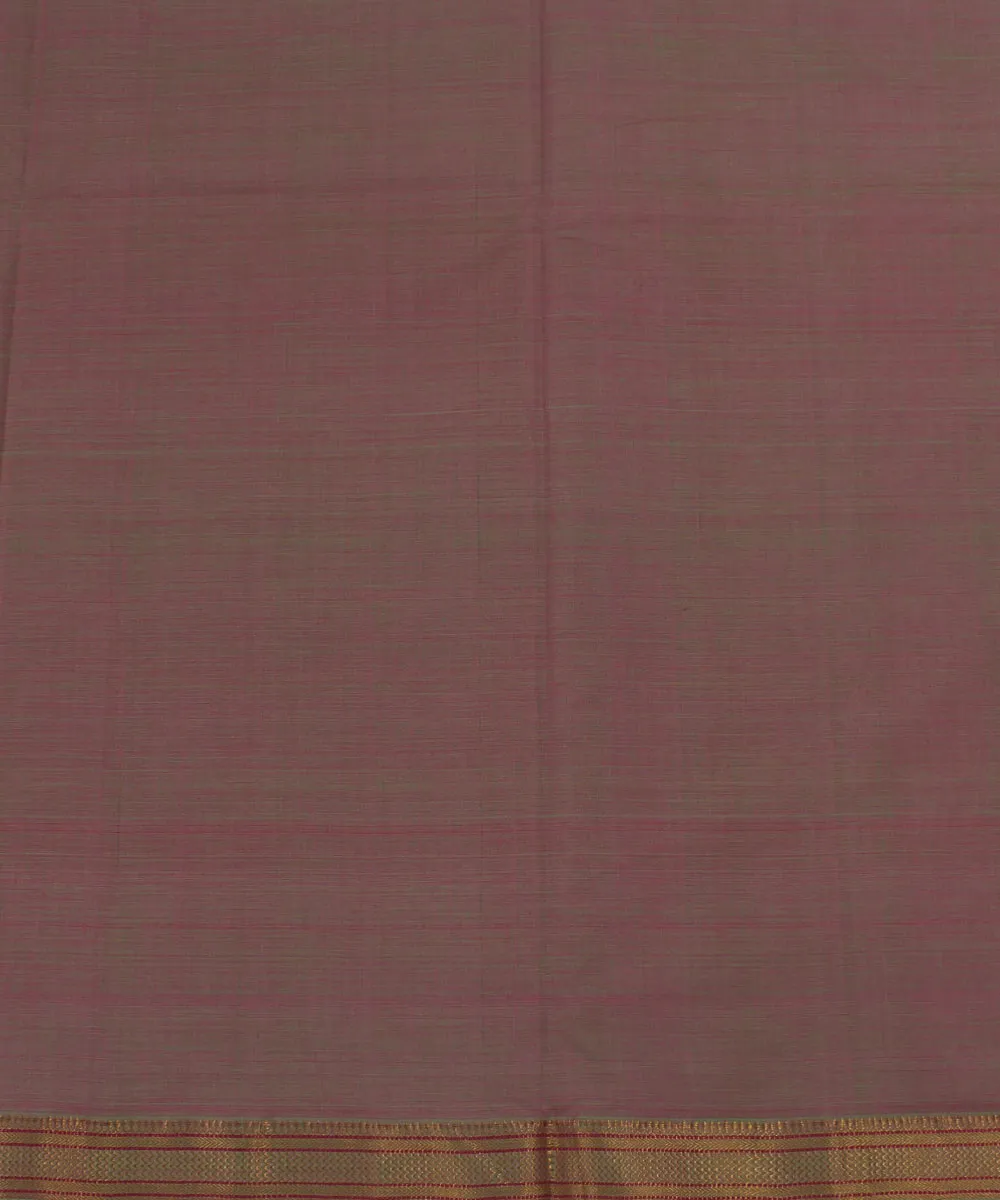 0.74m DoubleShade Handloom Mangalgiri Cotton Fabric