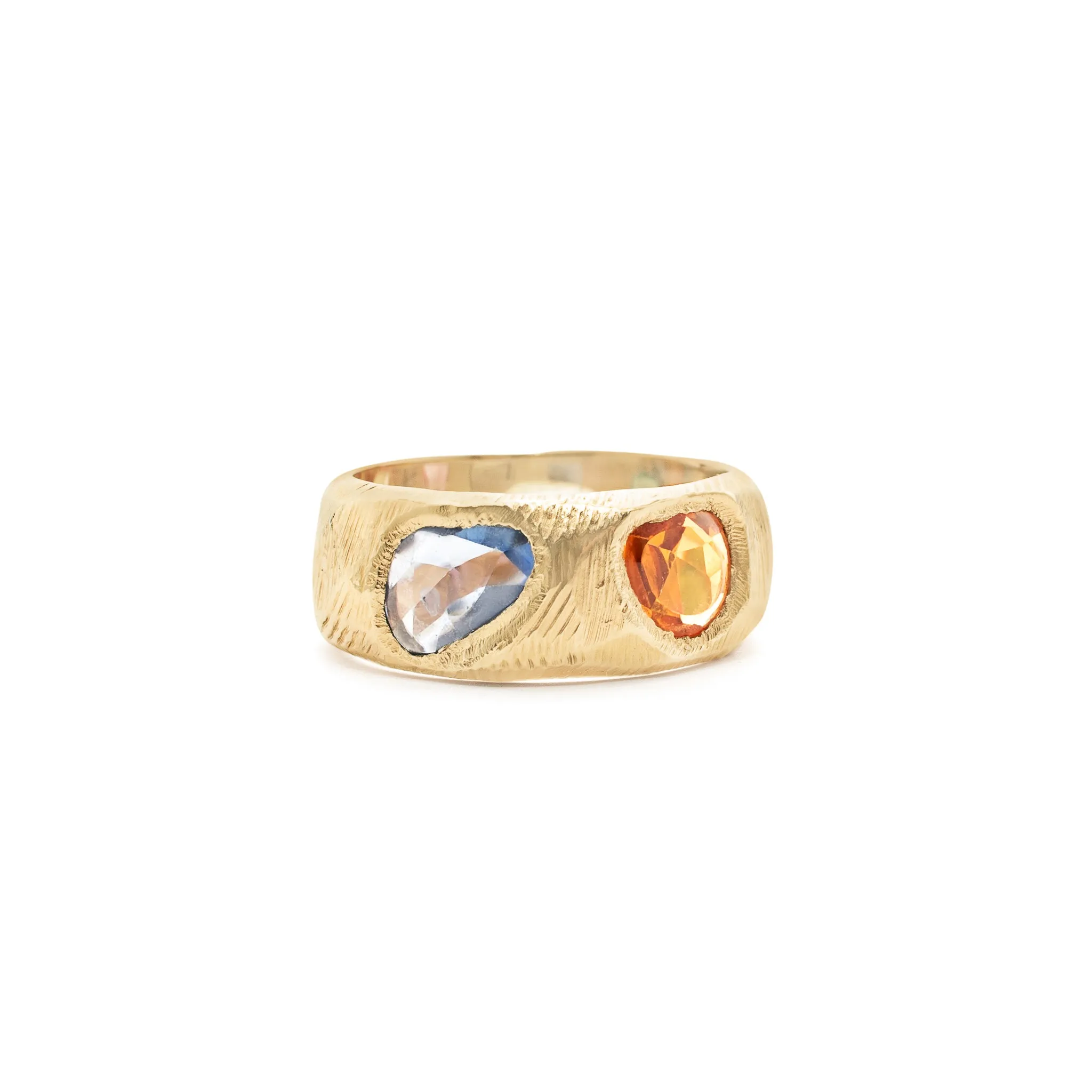 18K Five Sapphire Ring - Custom