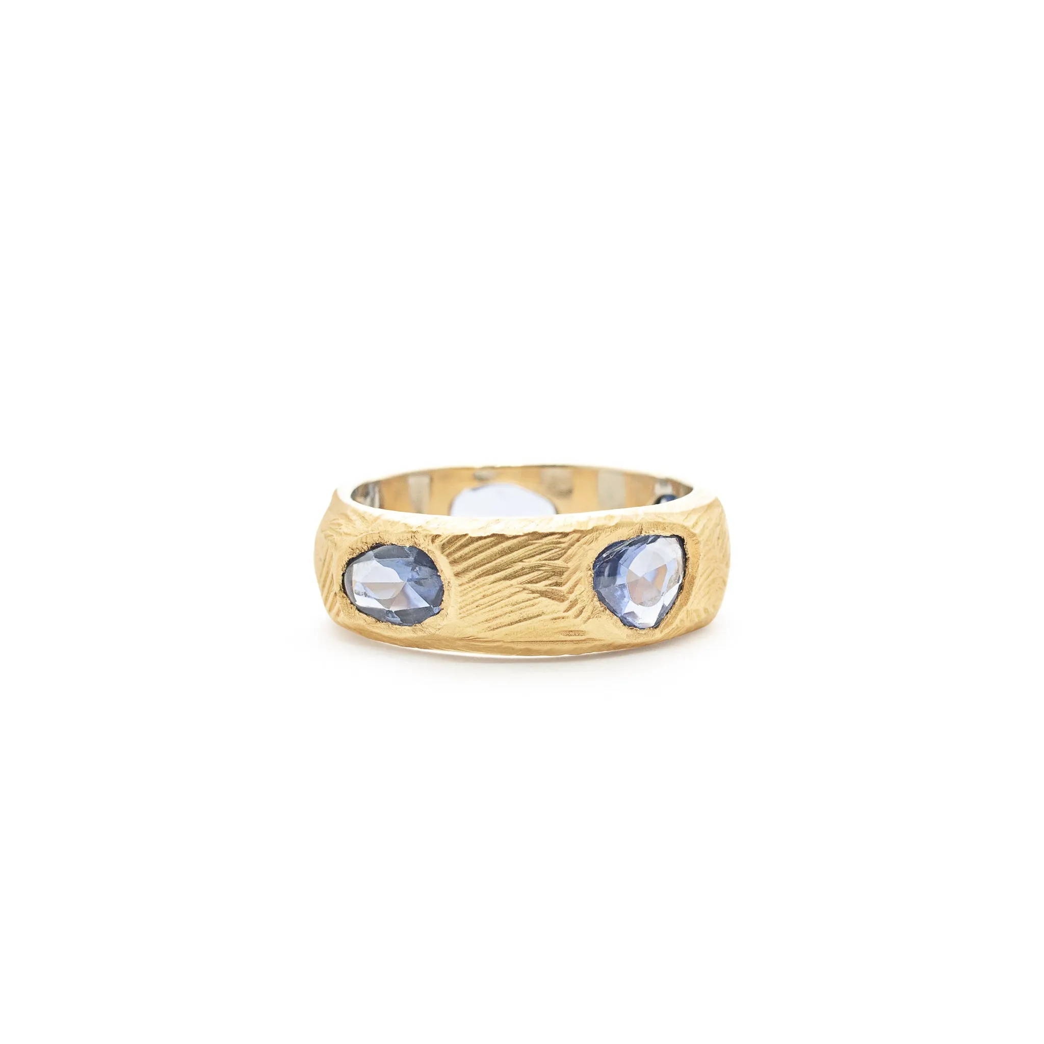 18K Five Sapphire Ring - Custom