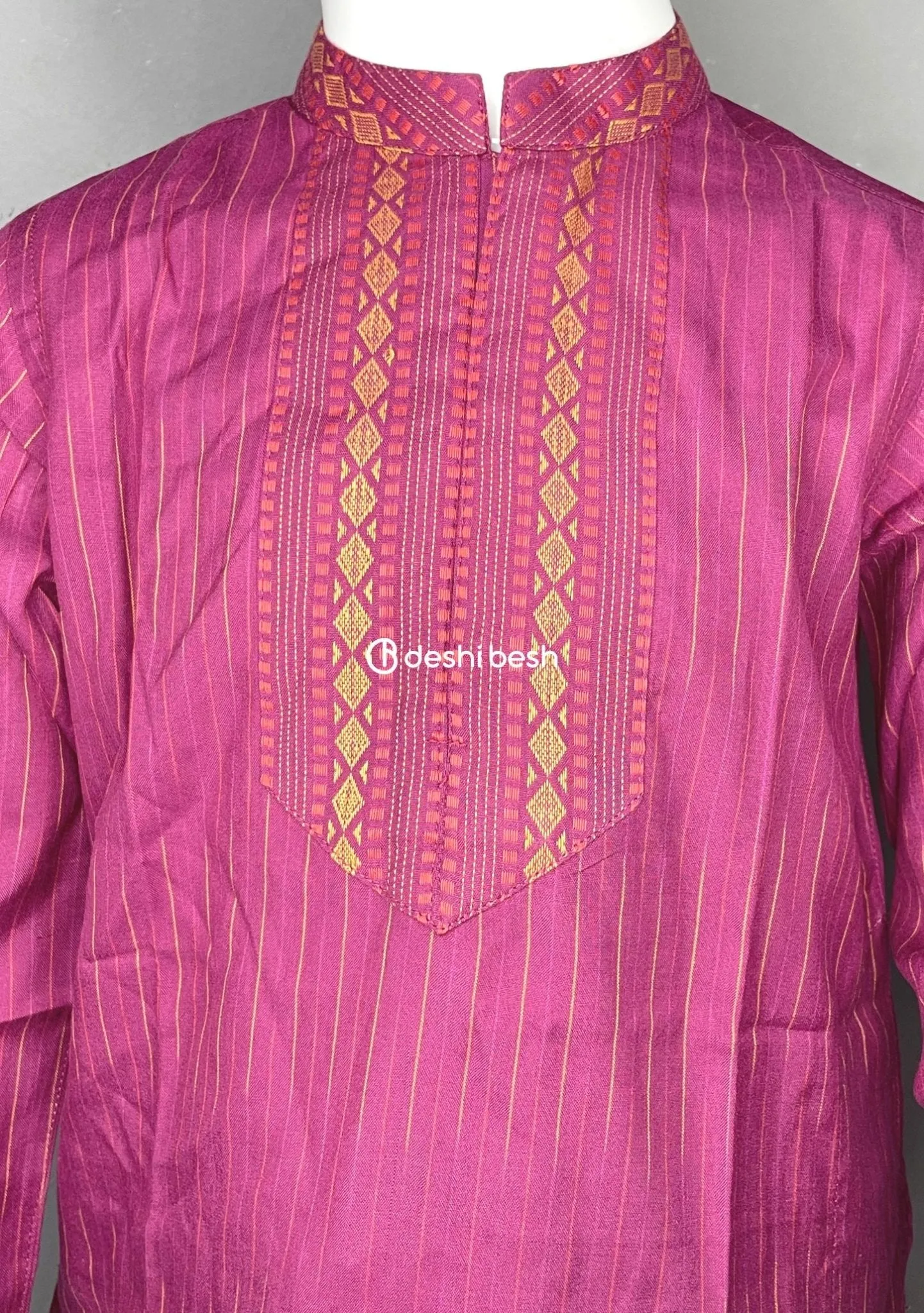 Aarong Handloom Mixed Cotton Punjabi