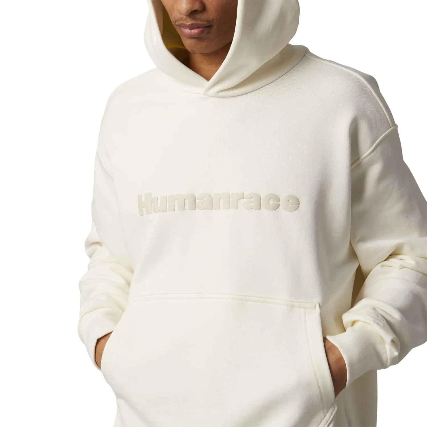 Adidas Originals Unisex PW Pharrell Williams Humanrace Basics Hoody Off White HG1815