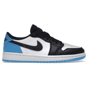 Air Jordan 1 Low Black Dark Powder Blue (W)