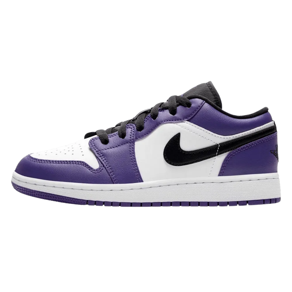 Air Jordan 1 Low GS "Court Purple White"