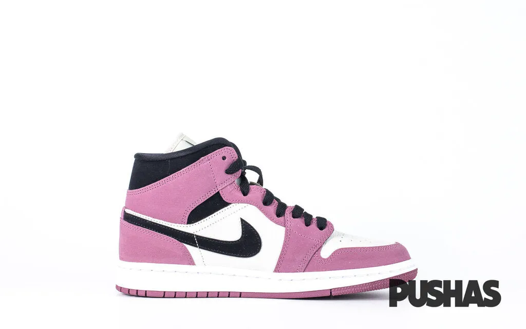 Air Jordan 1 Mid 'Berry Pink' Women's (2021)