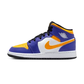 Air Jordan 1 Mid GS 'Lakers'