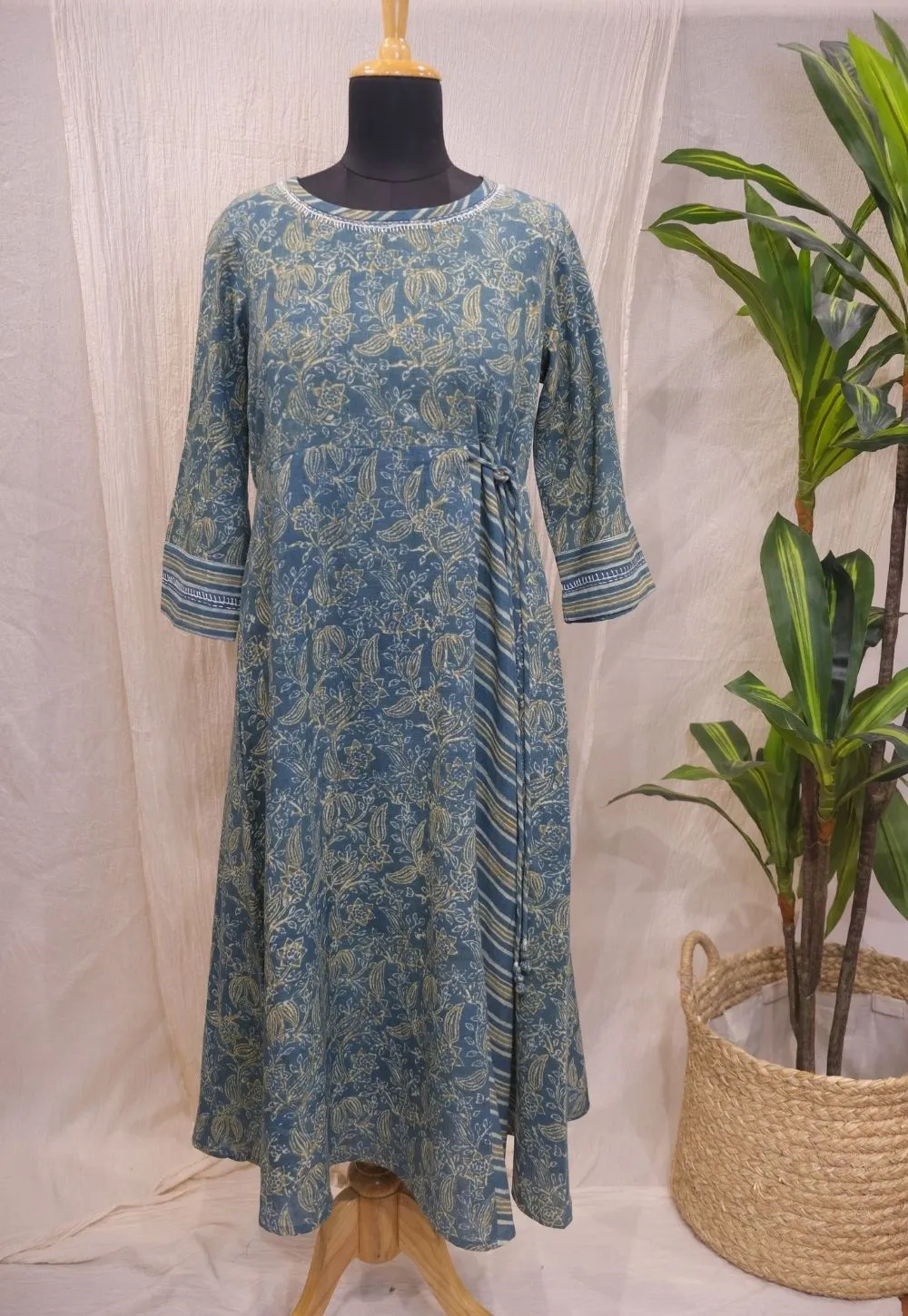 Aishani Dabu Cotton Kurta