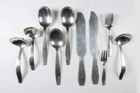 Allan Alder 925 Silver Swedish Modern Silverware Set (9244.21g.)