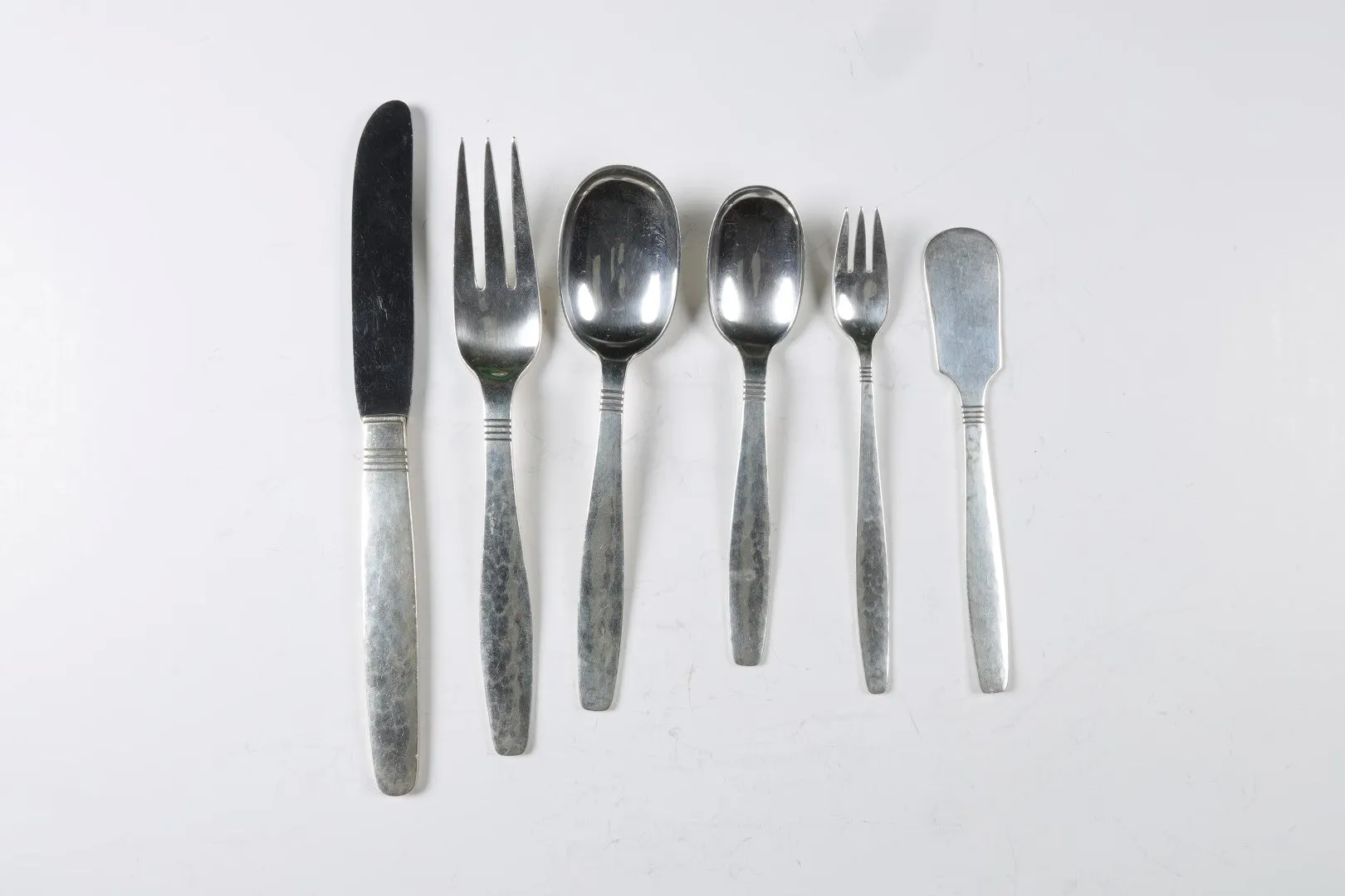 Allan Alder 925 Silver Swedish Modern Silverware Set (9244.21g.)