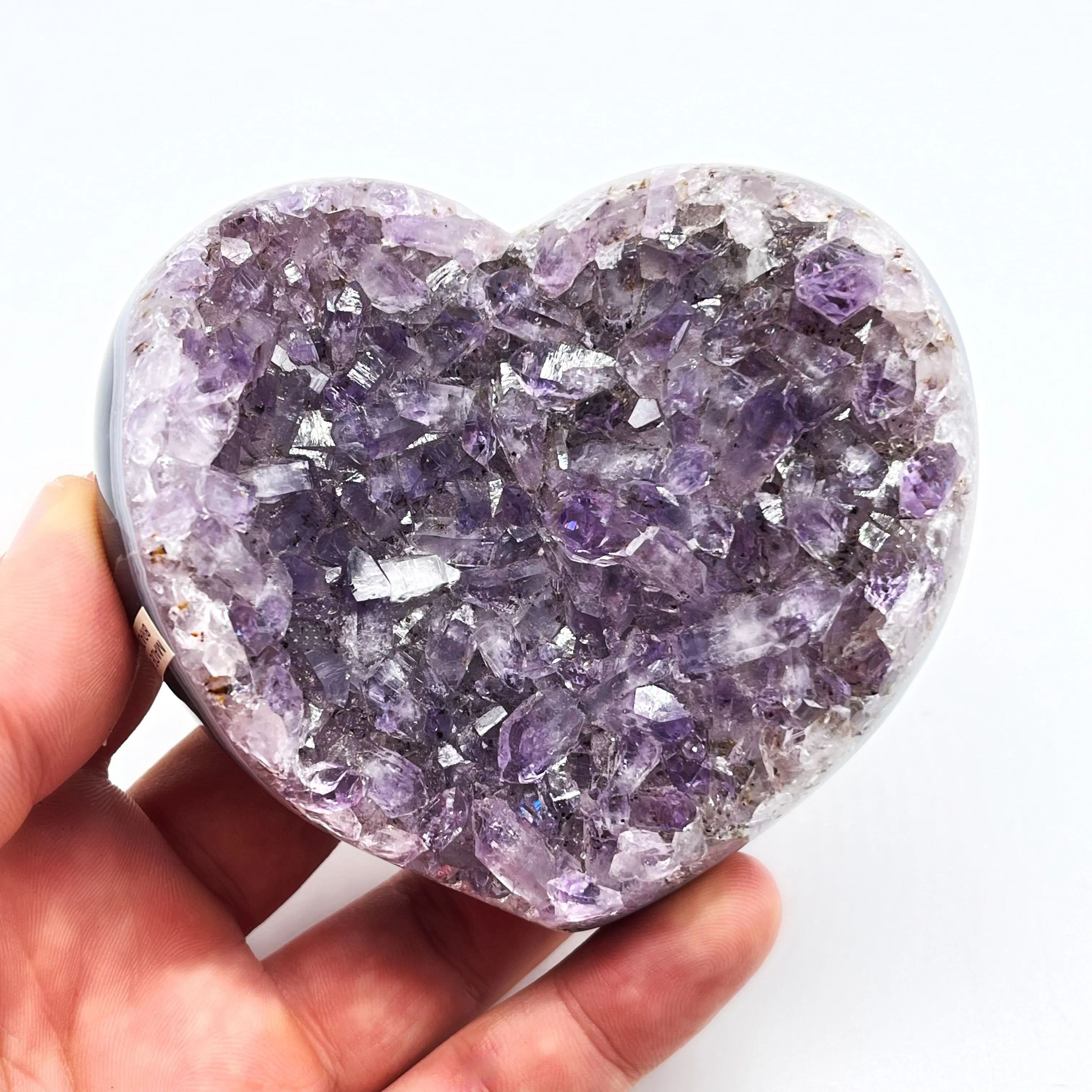 Amethyst Geode Heart