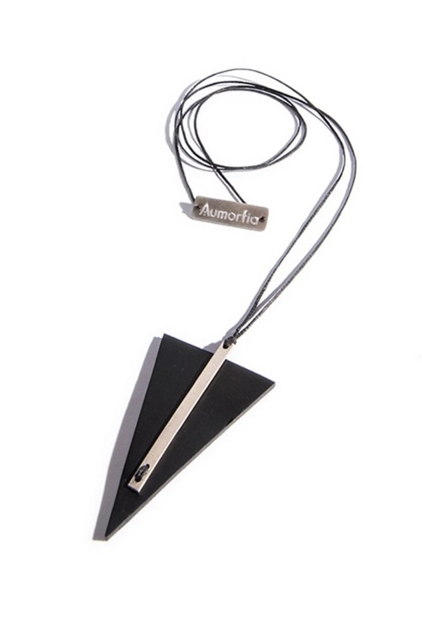 BAR TRNGL MONO Pendant Silver