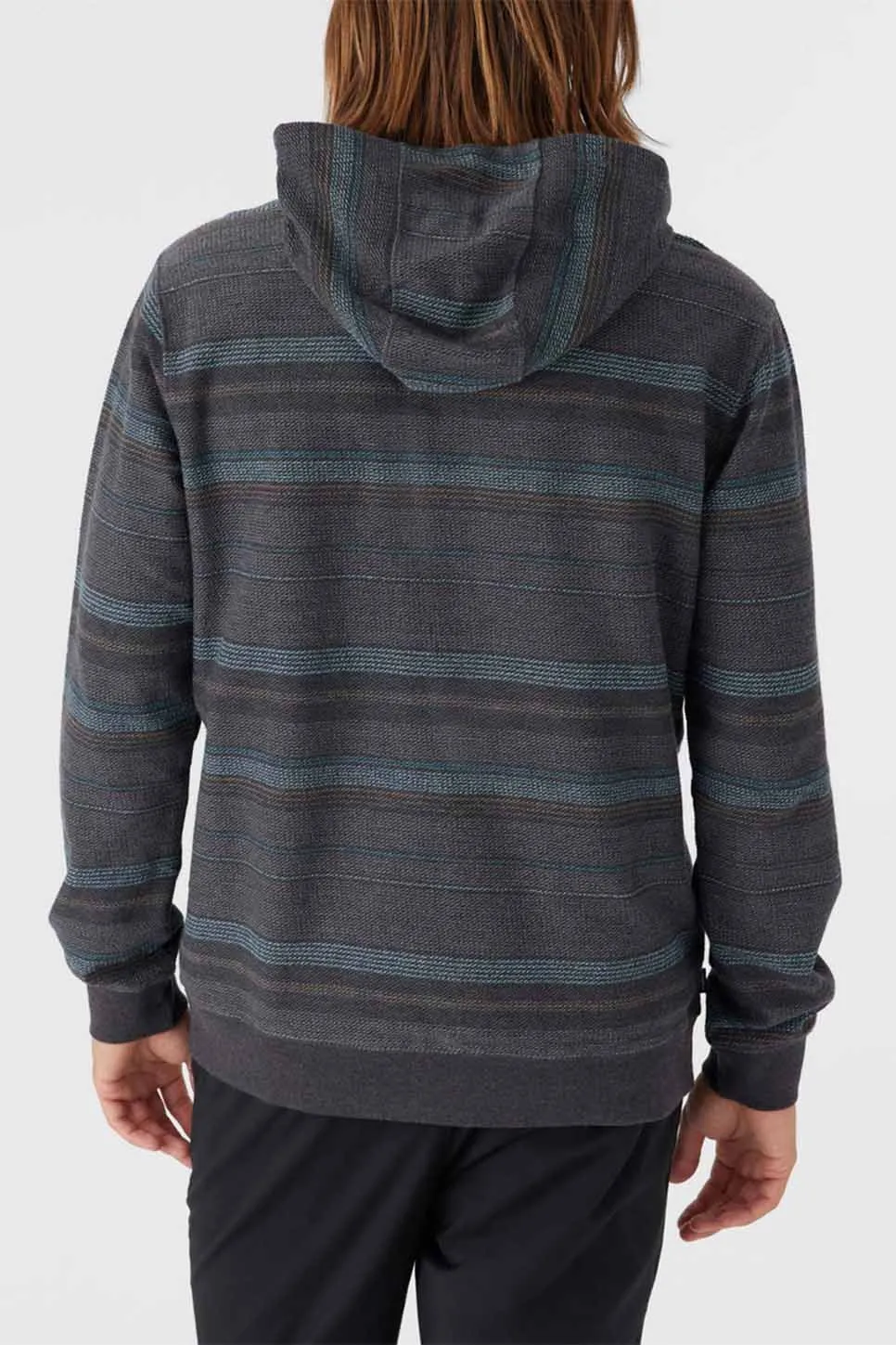 BAVARO STRIPED PULLOVER Black