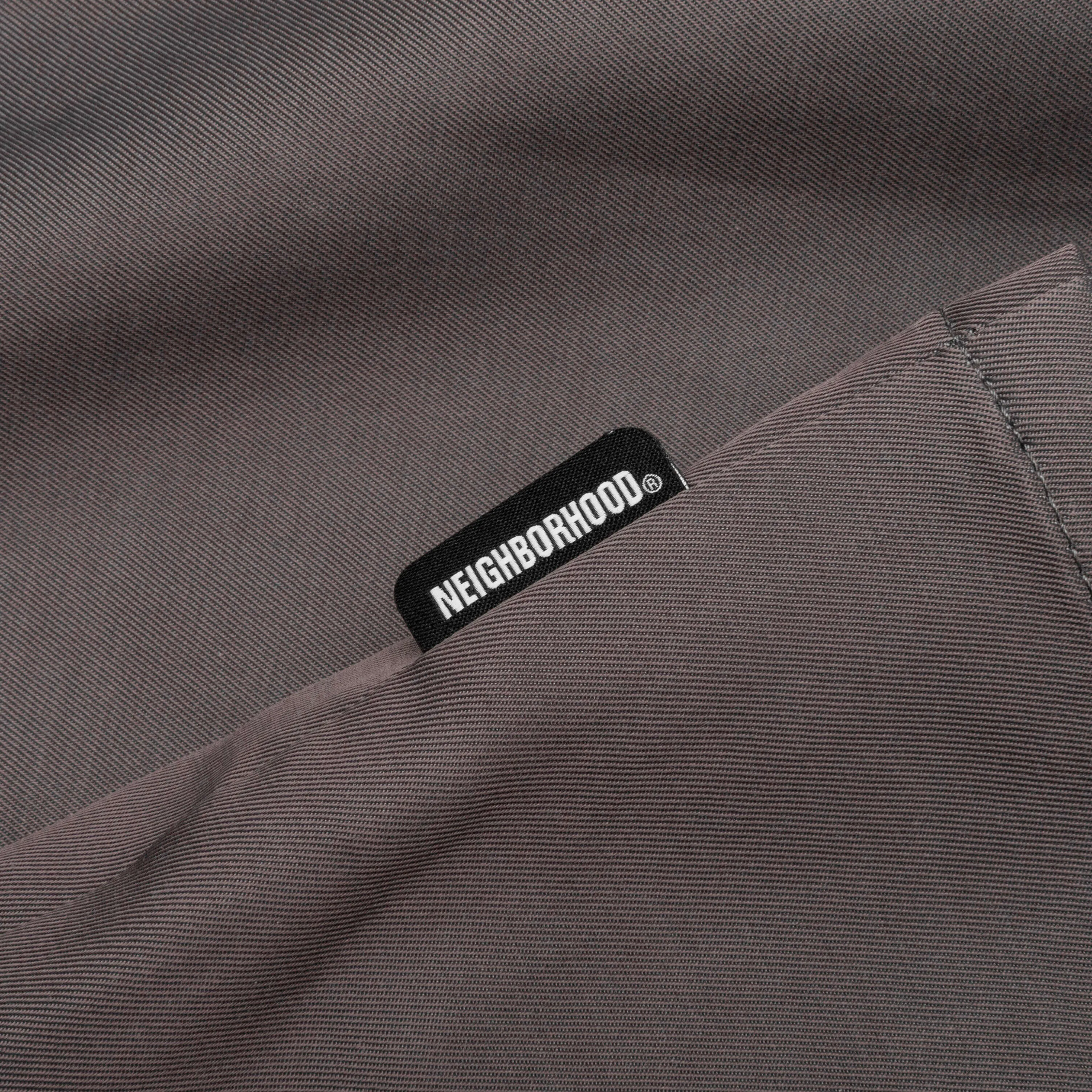 Bi Color Rayon L/S Shirt - Grey