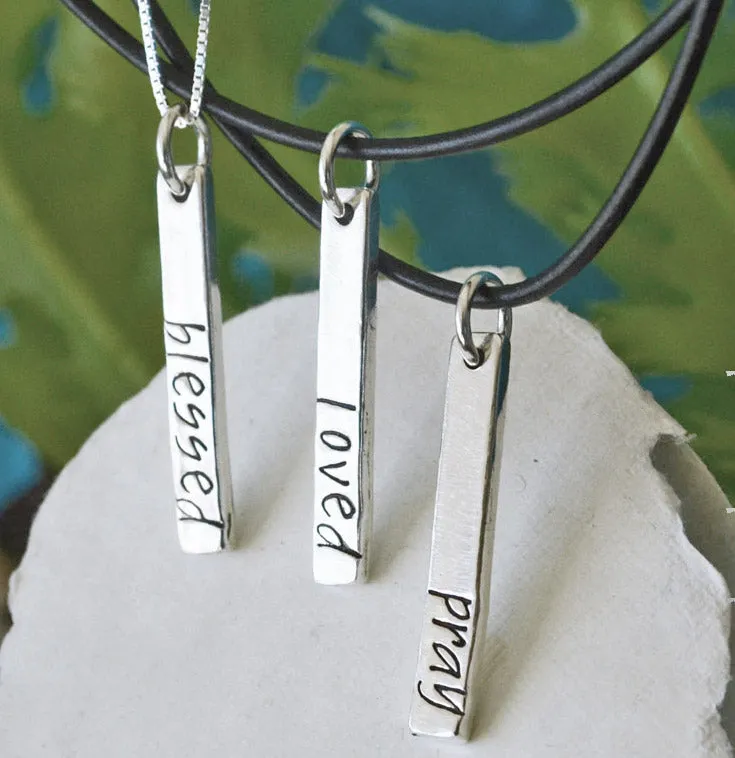 Blessing Bar Necklace ~ Custom