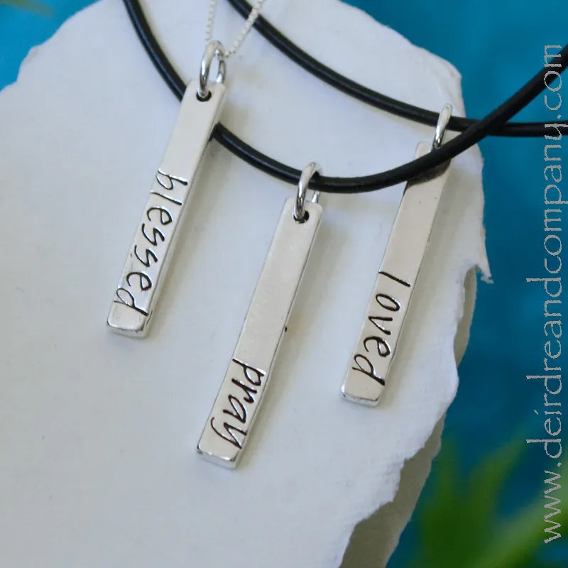 Blessing Bar Necklace ~ Custom