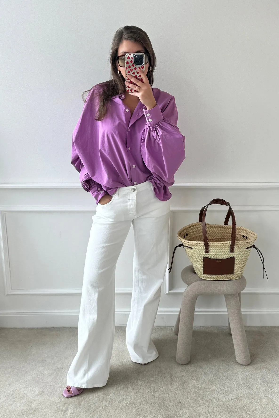 Bluse Antonia in Light Purple