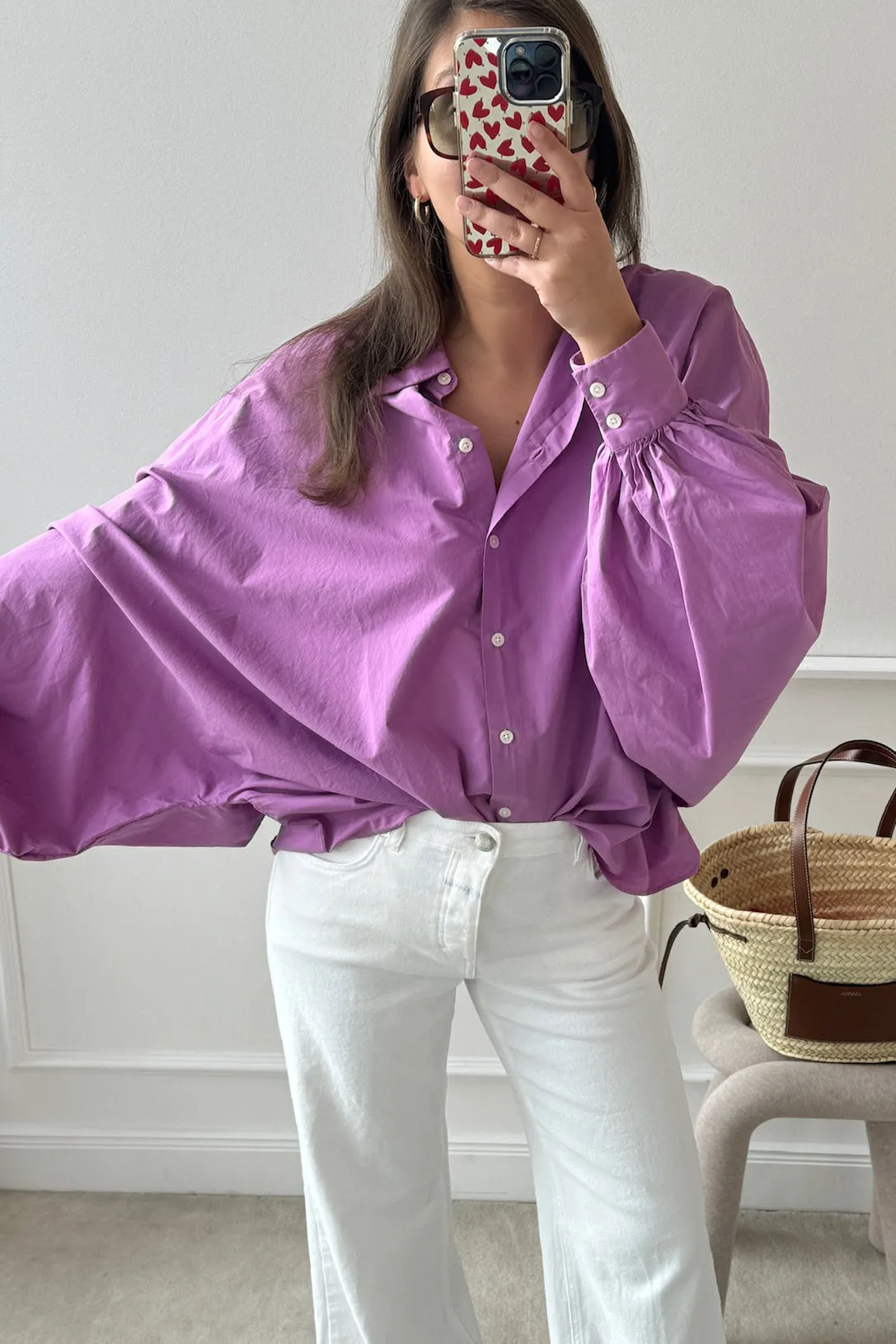 Bluse Antonia in Light Purple