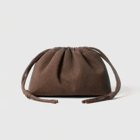 Chocolate POUF Cotton Bag