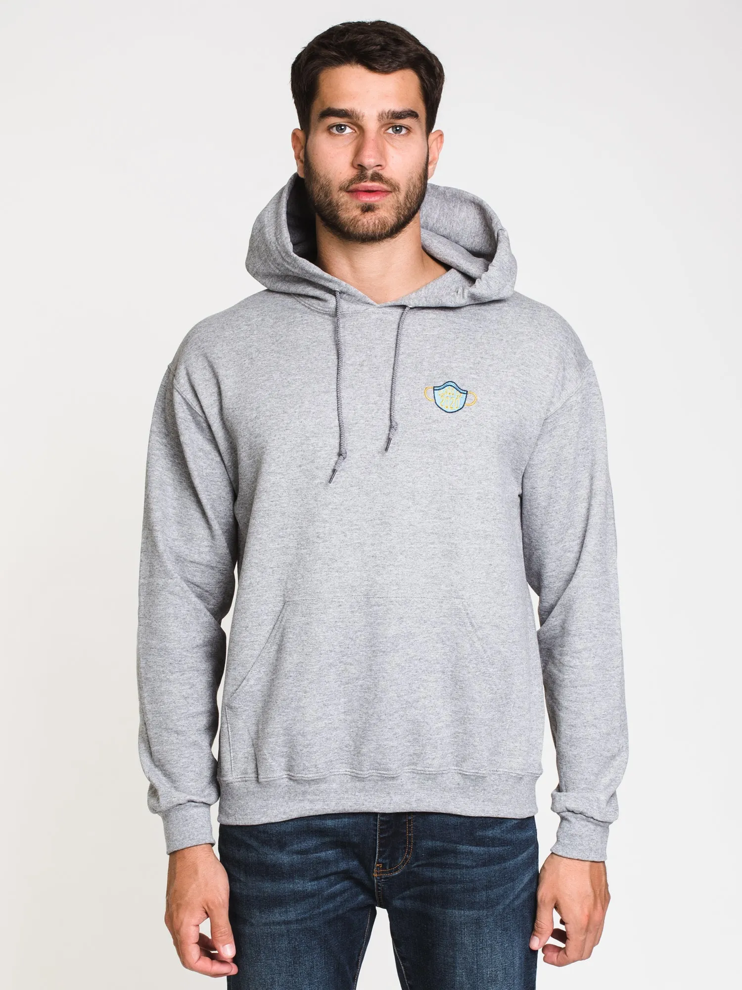 CLASS OF 2020 EMB HOODY - GRY - CLEARANCE