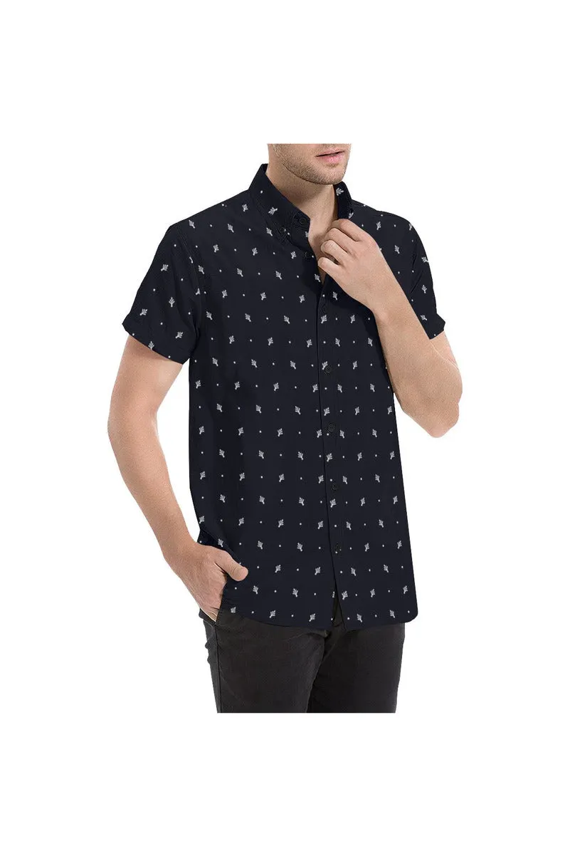 Classic Leaf Men's All Over Print Short Sleeve Shirt