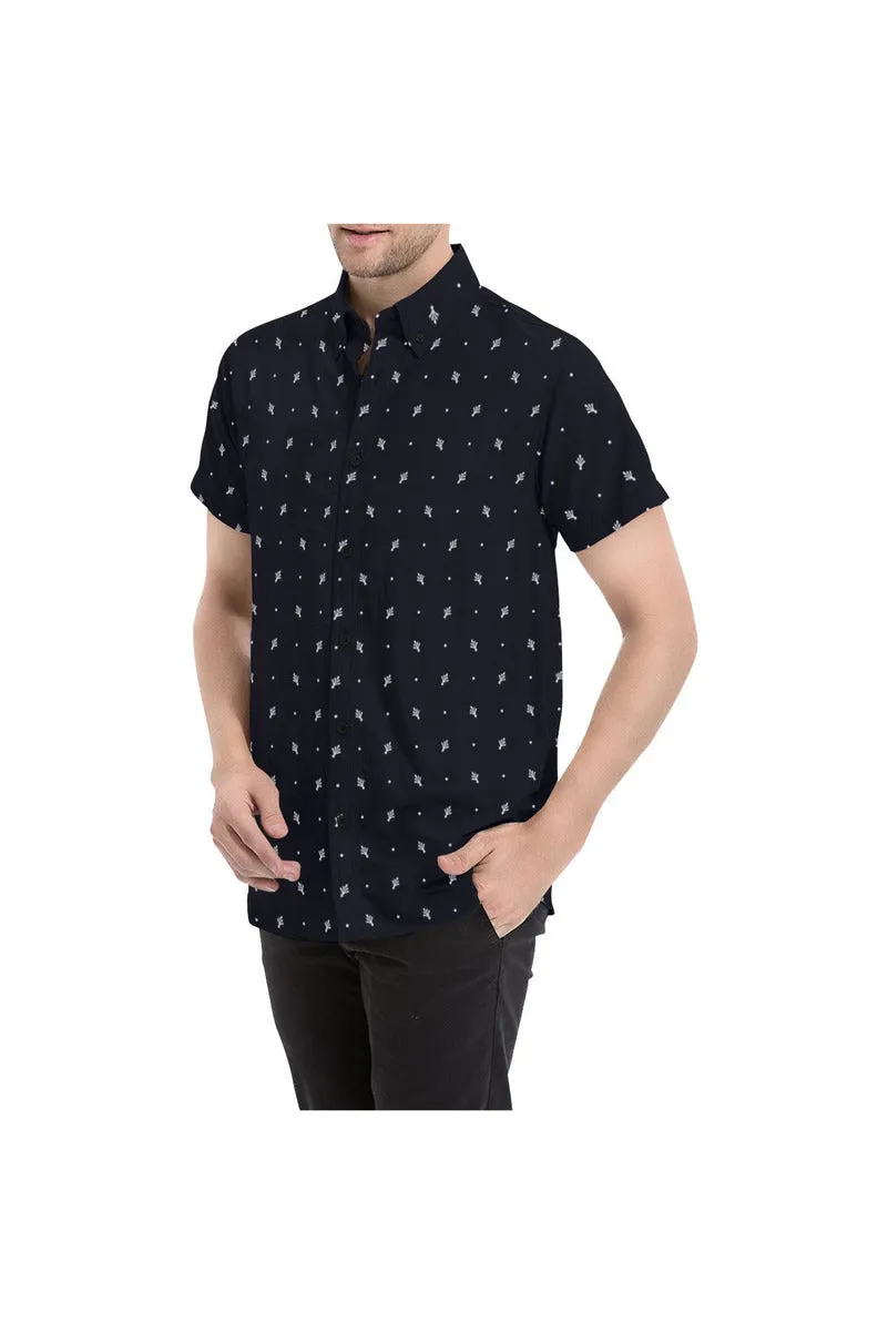 Classic Leaf Men's All Over Print Short Sleeve Shirt