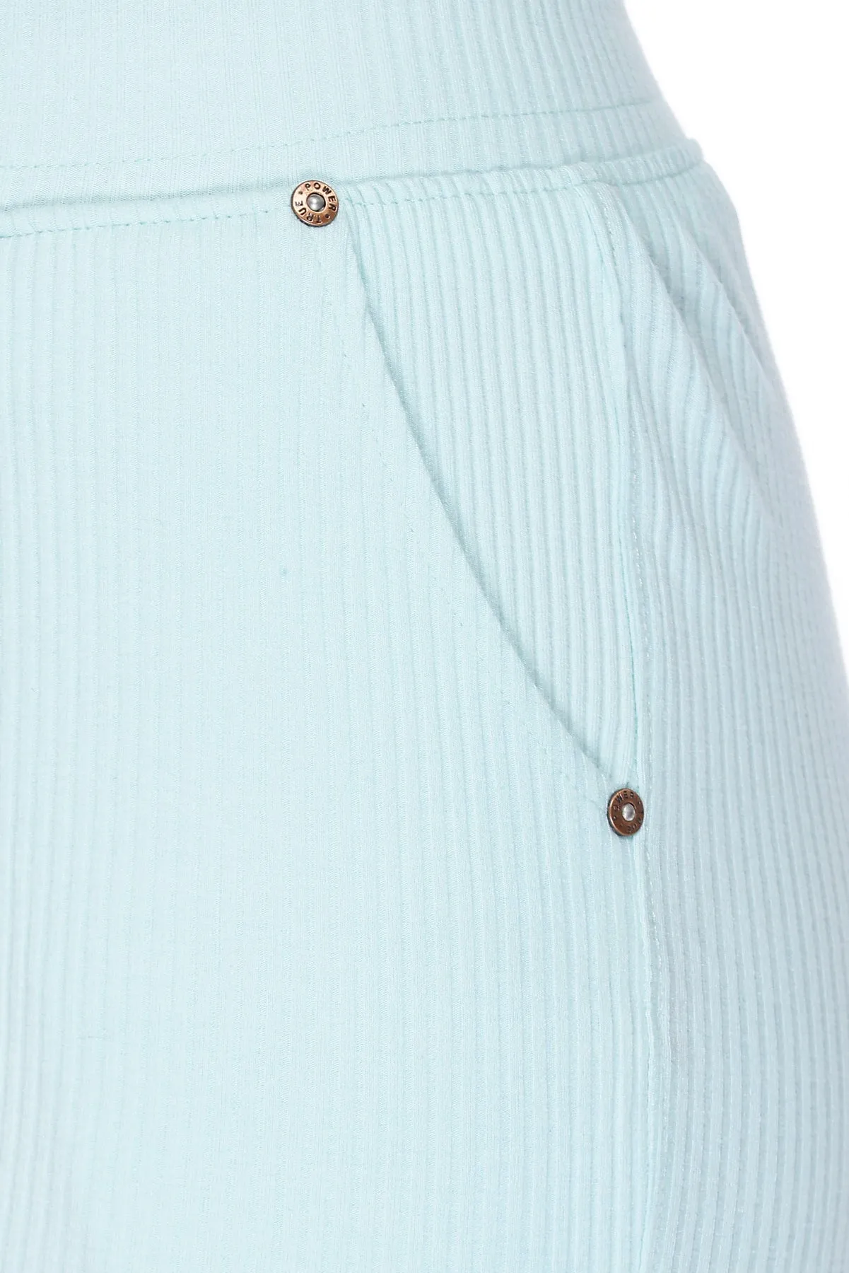 Cotton Cord Knit Shorts For Women - Mint