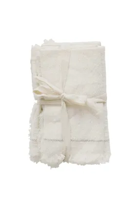 Cotton Fringe Cloth Napkins