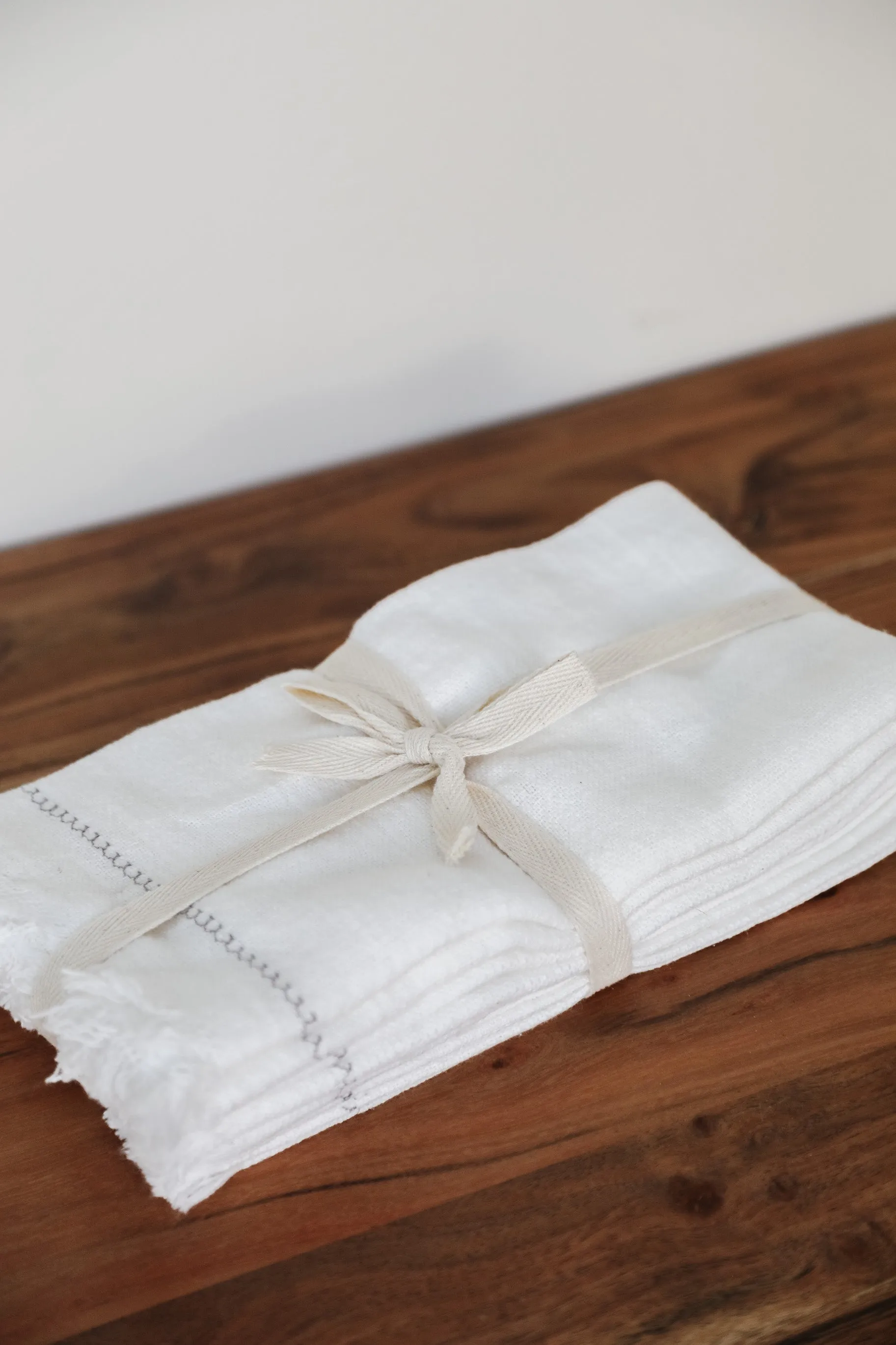 Cotton Fringe Cloth Napkins