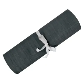 Cotton muslin swaddle - Charcoal