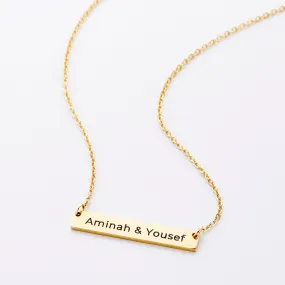 Custom Plate Necklace