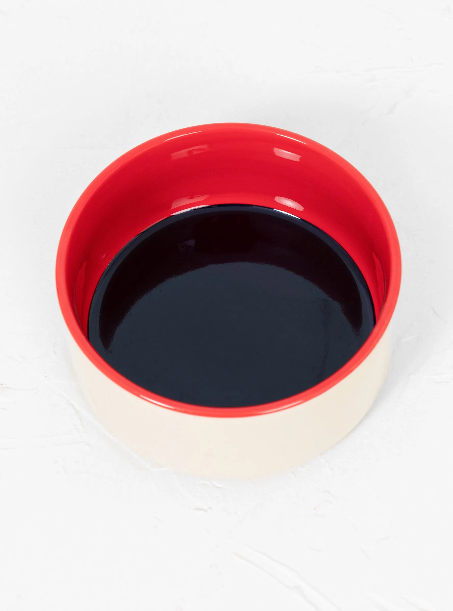 Dog Bowl Blue/Red S