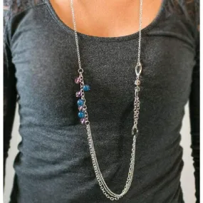 Don't Waste Your Time Multi-Color Necklace