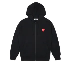 Double Red Emblem Hoodie Women