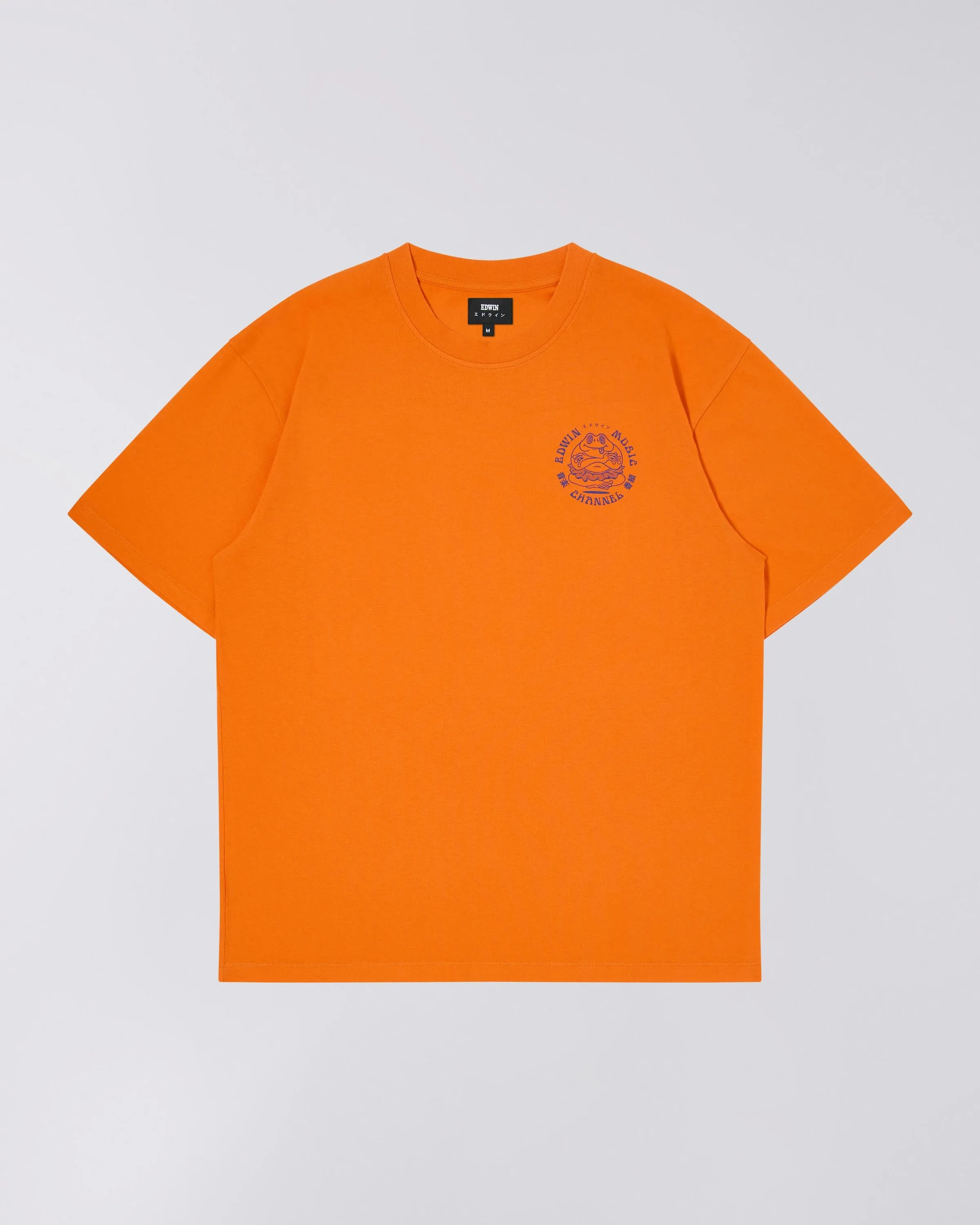 EDWIN Music Channel T-Shirt Orange