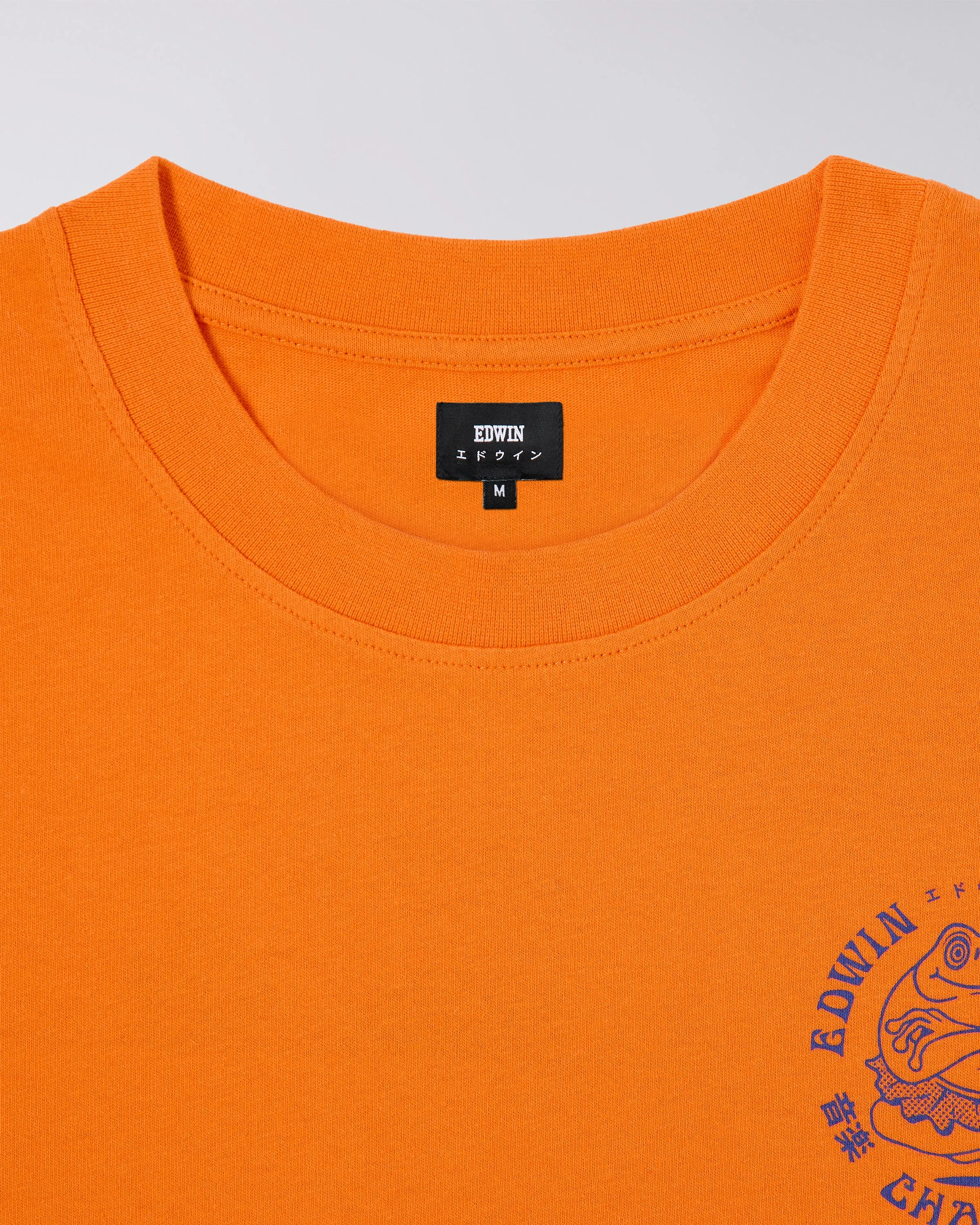 EDWIN Music Channel T-Shirt Orange