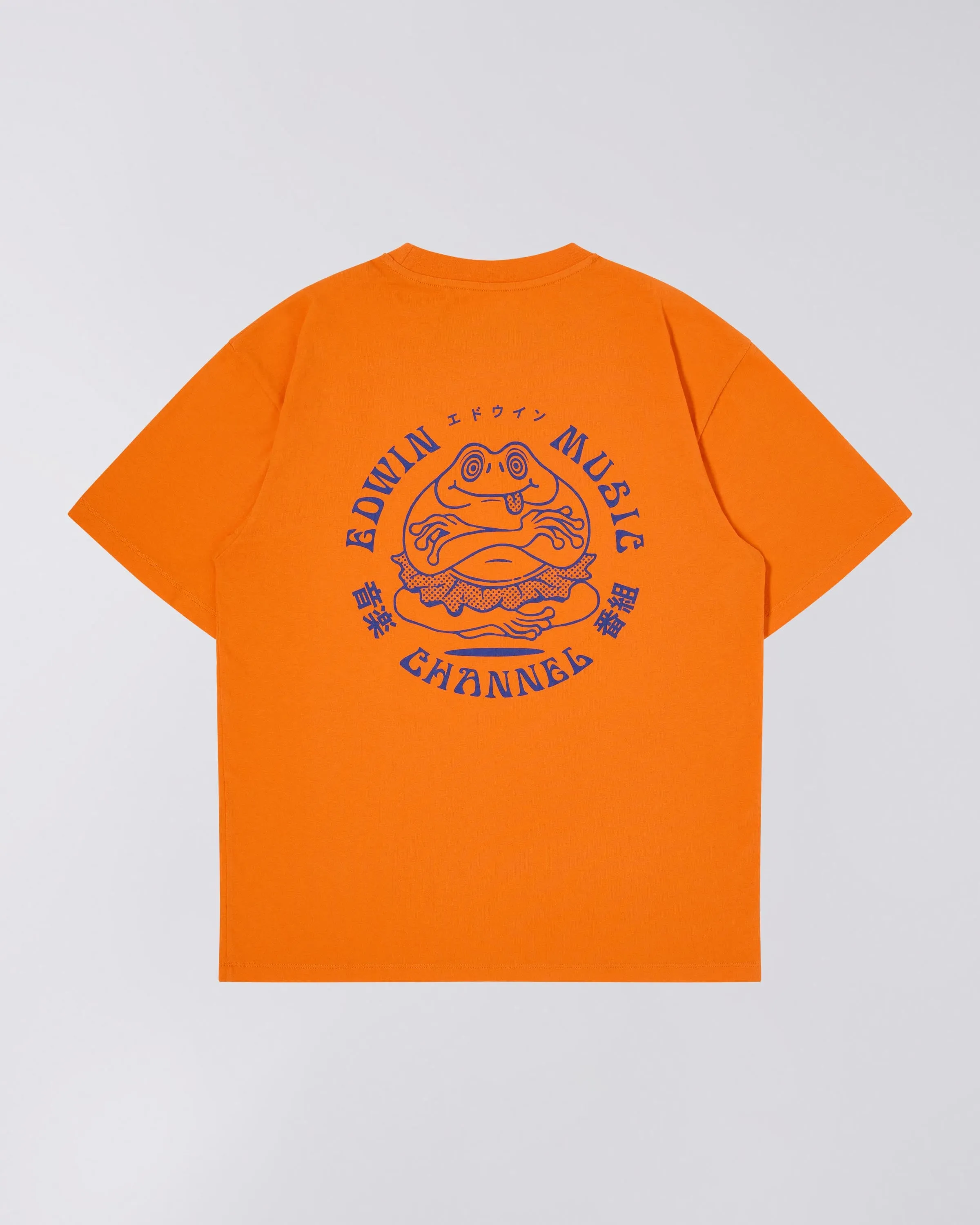 EDWIN Music Channel T-Shirt Orange