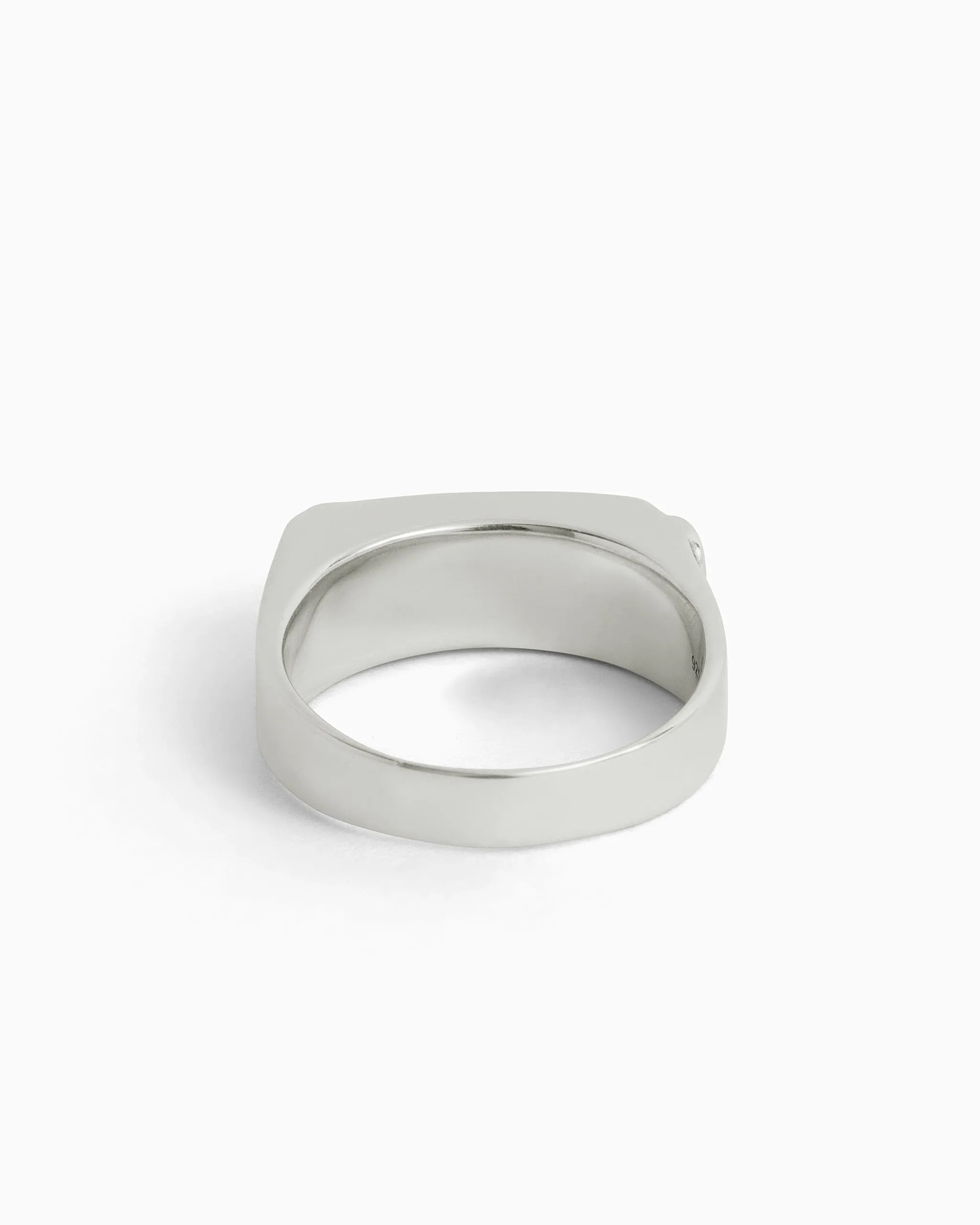 Flattop Rope Ring with Stone