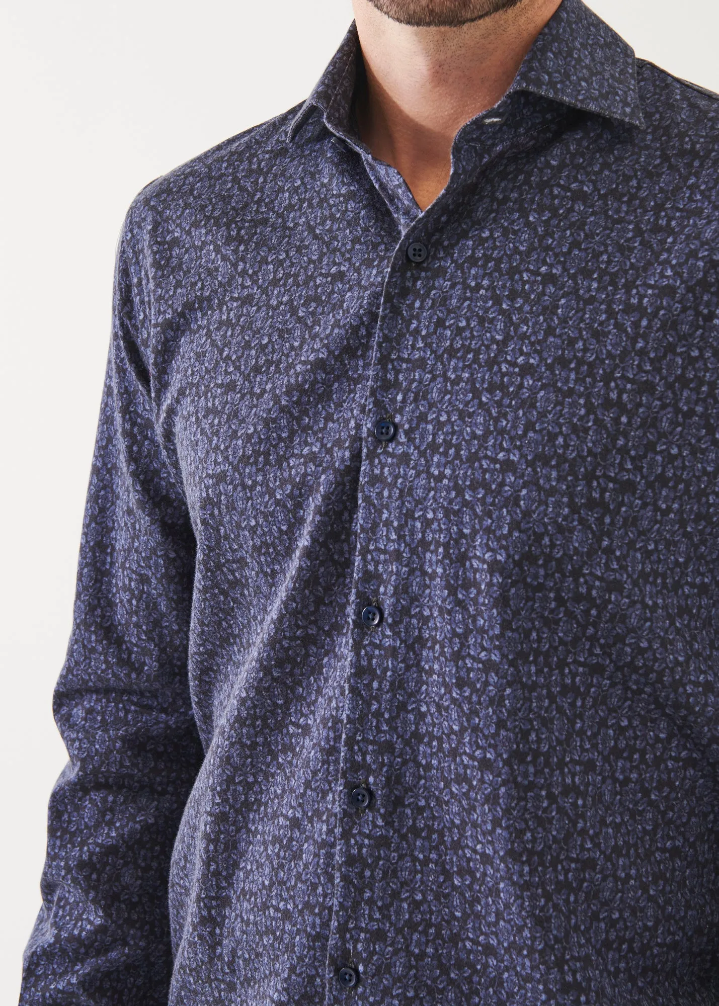 FLORAL PRINT COTTON SHIRT