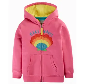 Frugi Switch Carbis Hoodie - Hibiscus / Shell