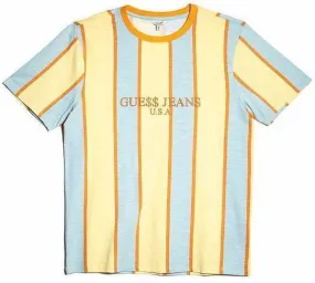 Gue$$ x Asap Rocky USA Stripe Tee (Sun Orange)