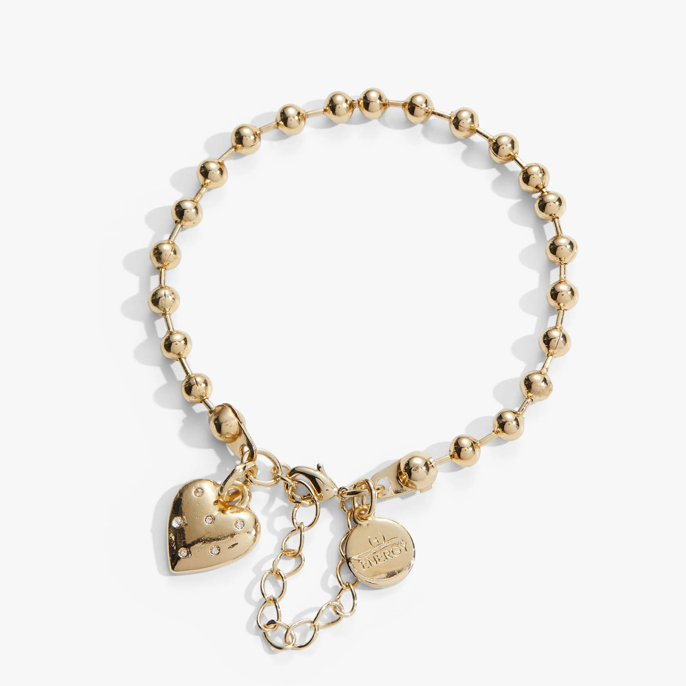 Heart Ball Chain Bracelet