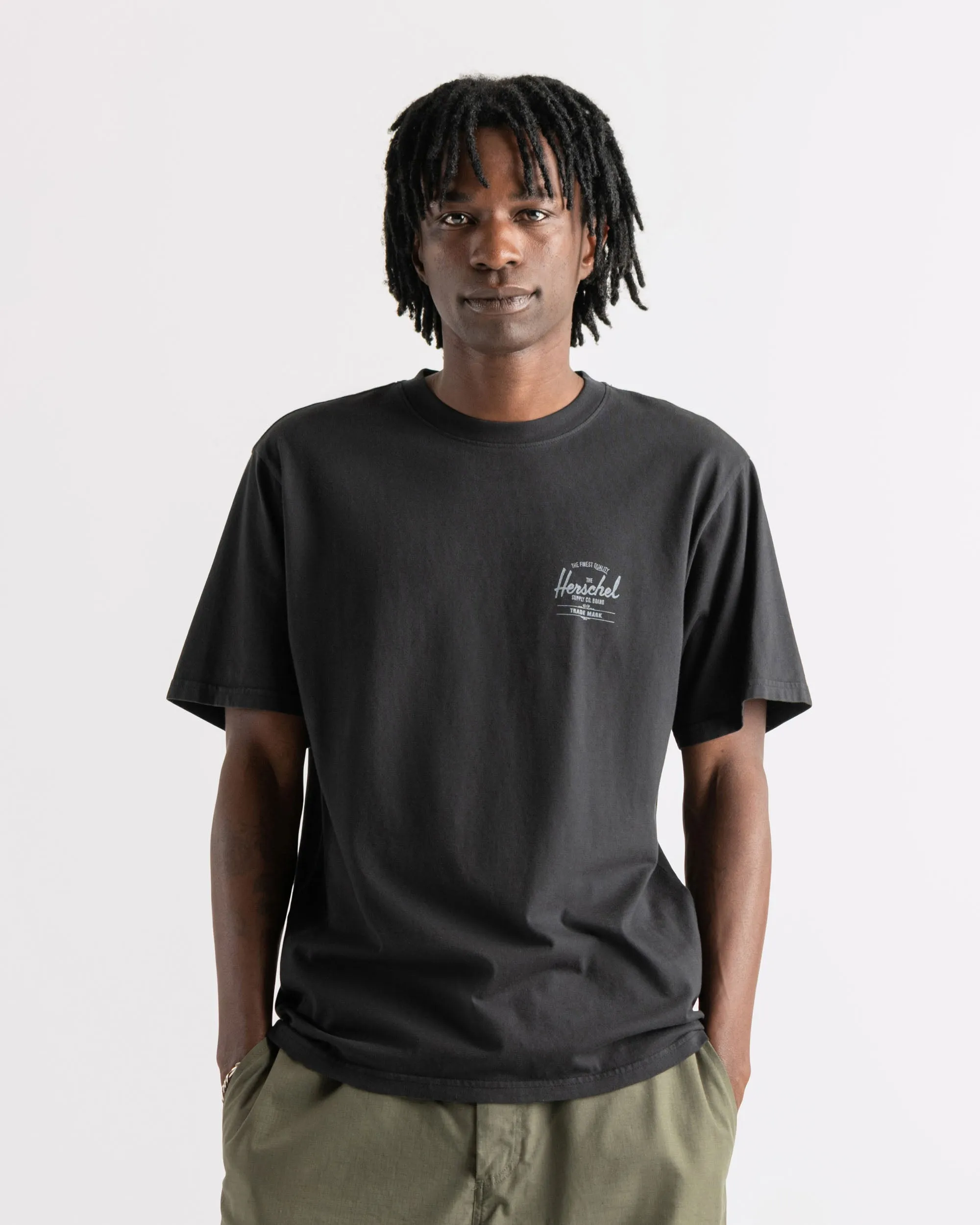 Herschel Homem Basic Tee Black/White