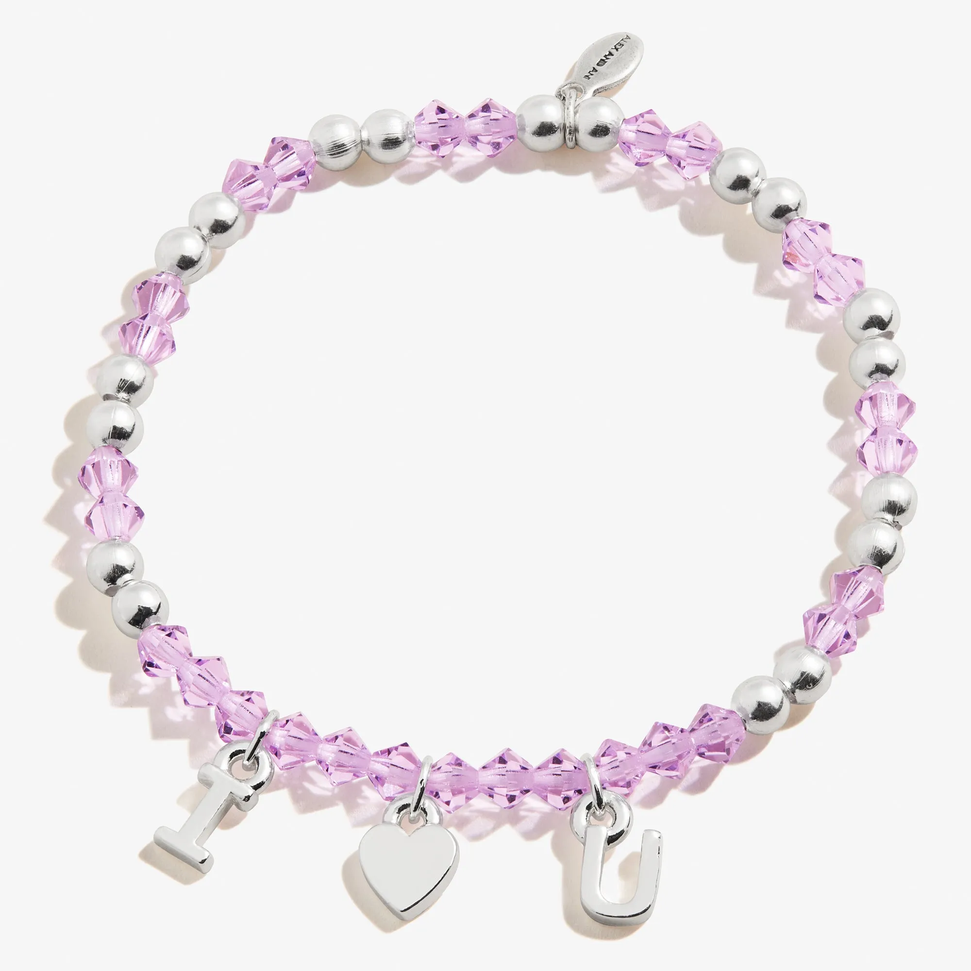 I Heart U Stretch Charm Bracelet