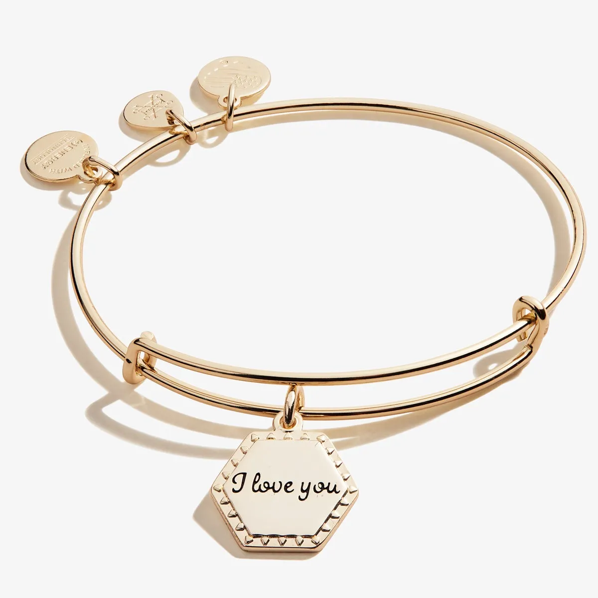 'I Love You' Charm Bangle