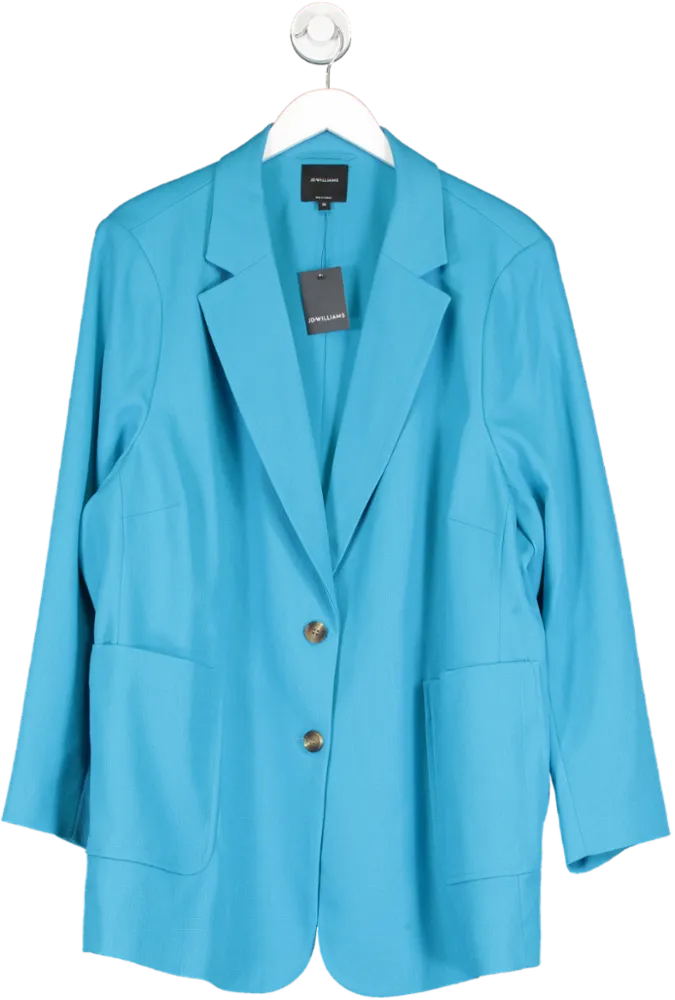 JD Williams Blue Aqua Patch Pocket Blazer BNWT UK 26