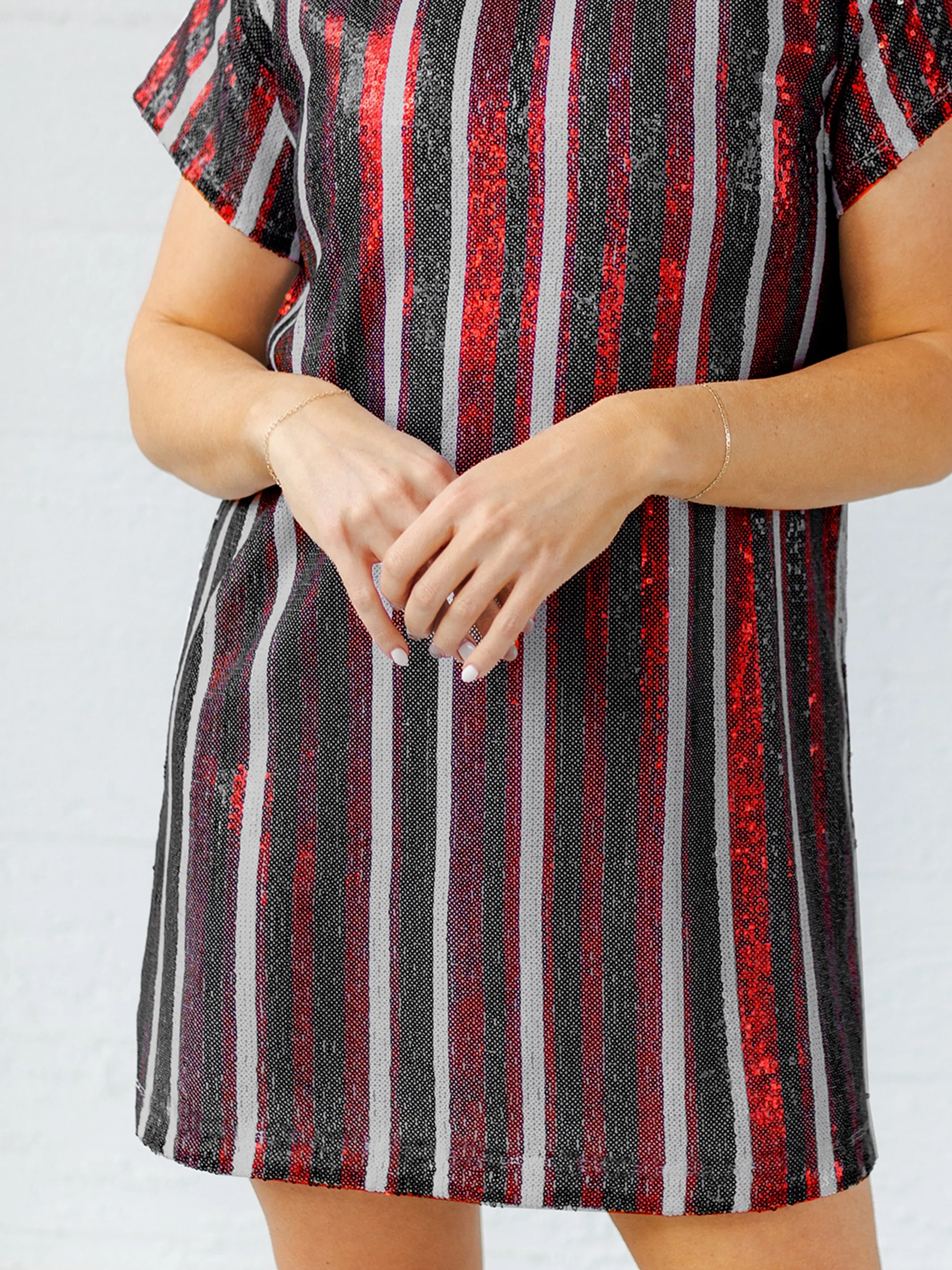 Julia Dress | Garnet   Black