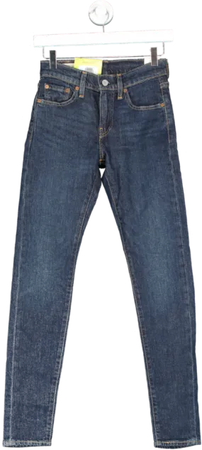 levis Blue Skinny Taper Jeans BNWT W26 L30