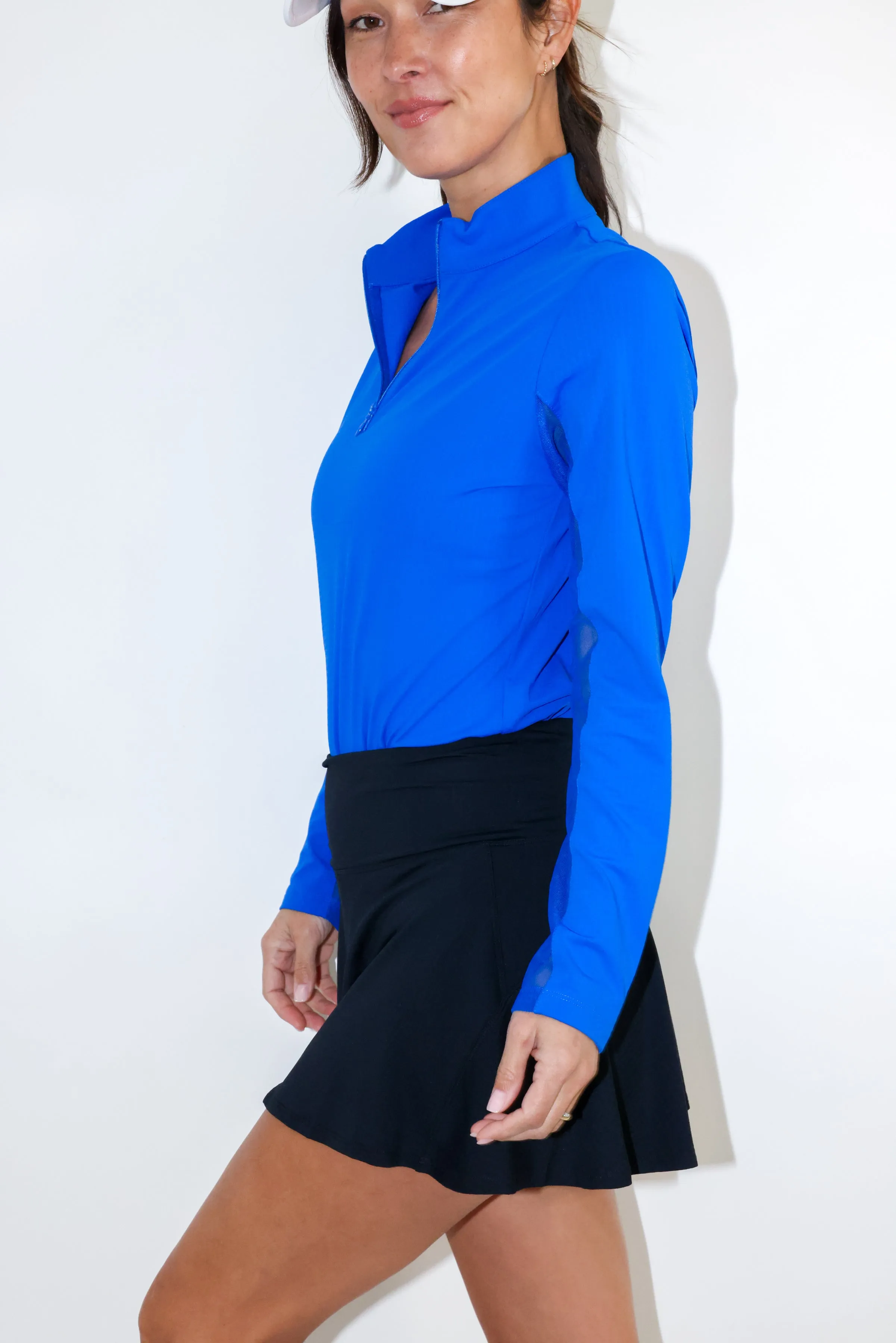 Long Sleeve Mock Neck Top