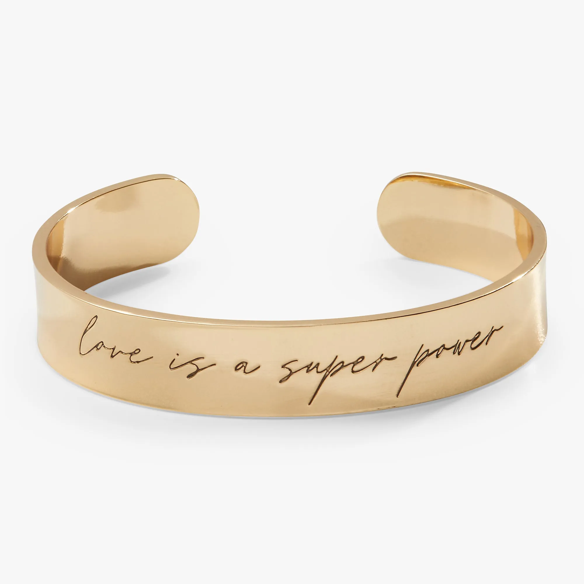 Love is a Superpower Cuff Bracelet