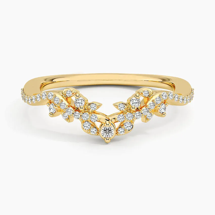 Luxe Veranda Wedding Band Ring - LR75