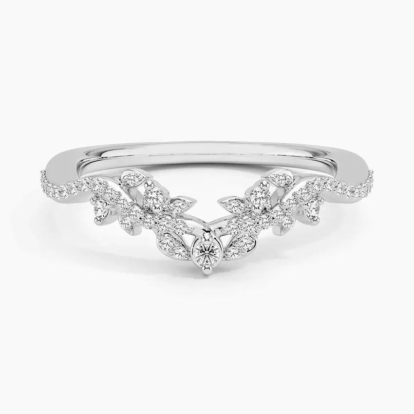 Luxe Veranda Wedding Band Ring - LR75